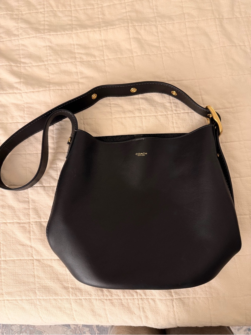 Coach Bleecker Bucket Bag in Black